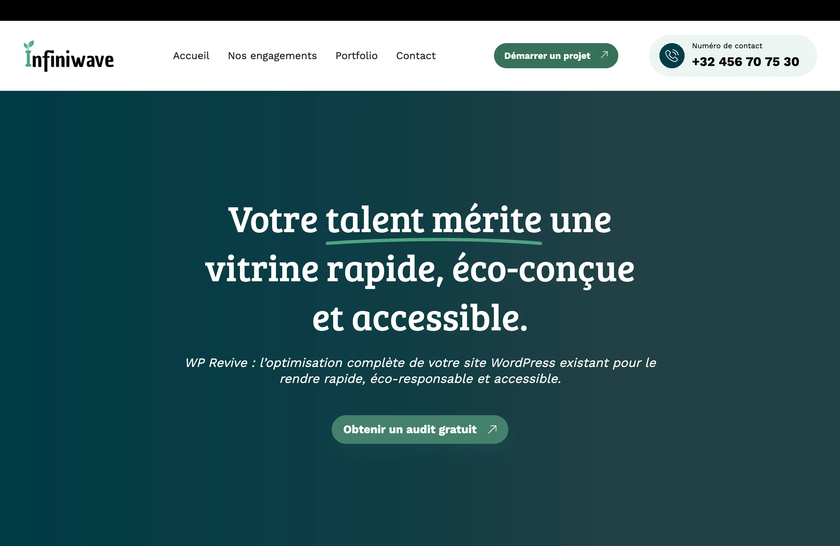 Designer Portfolio Landing Page – Client Project (Upwork)