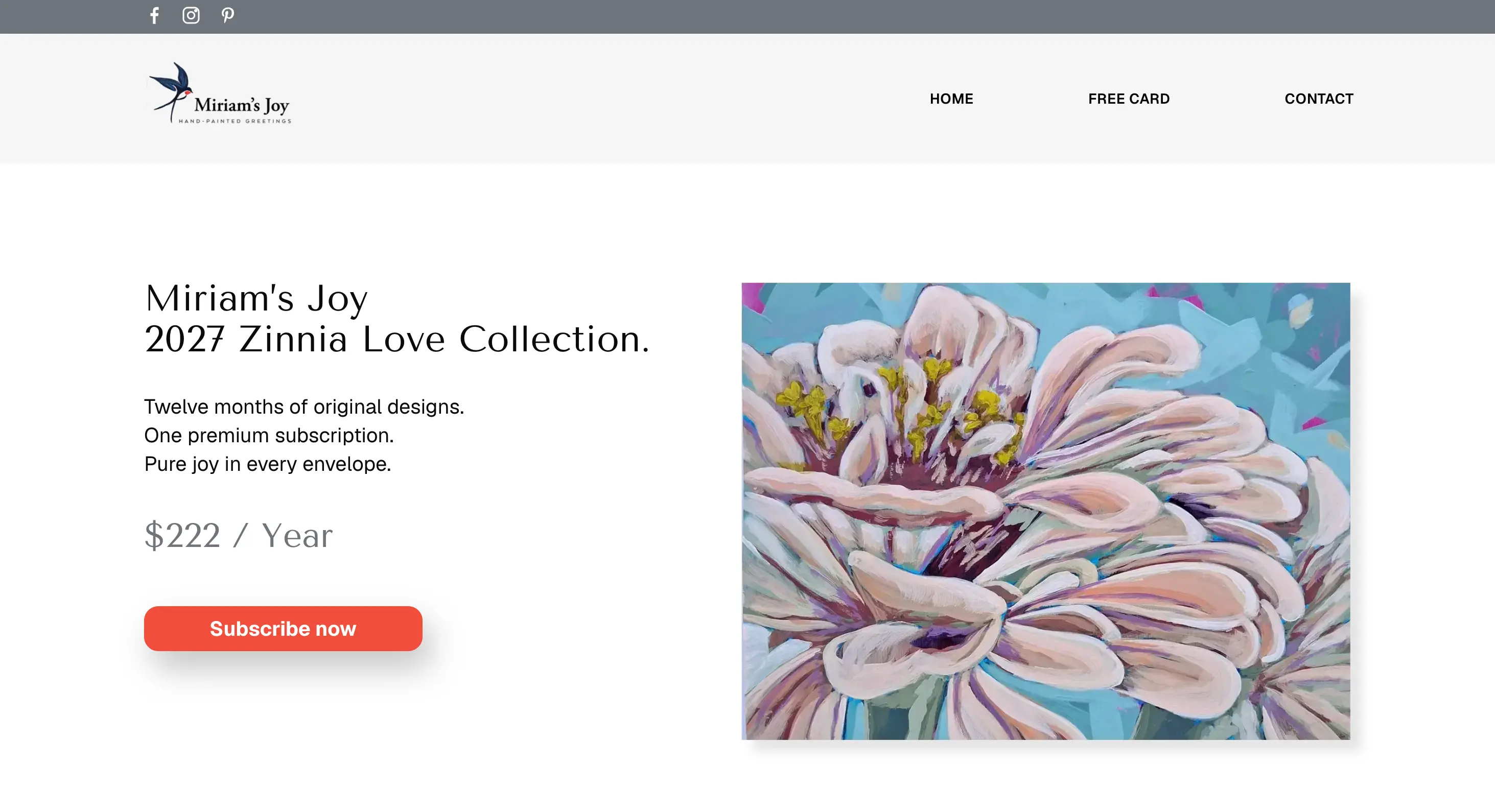 Miriam 's Joy – Artisan Showcase Site – Client Project (Upwork)